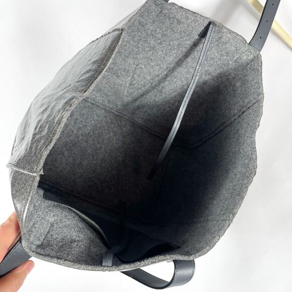 JW Anderson Belt Tote‎ Bag Gray Double Strap Leather Details - Picture 13 of 15